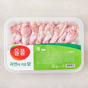 올품 무항생제 인증 자연이키운닭 봉 (냉장), 600g, 1팩