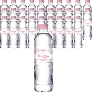 지리산수 핑크 에디션 생수, 500ml, 100개