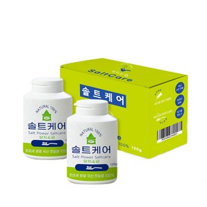 해피테라스 솔트케어 양치소금, 120g, 2개