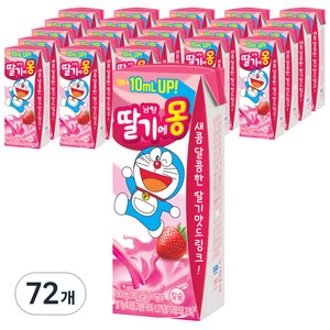 남양유업 딸기에몽, 190ml, 72개