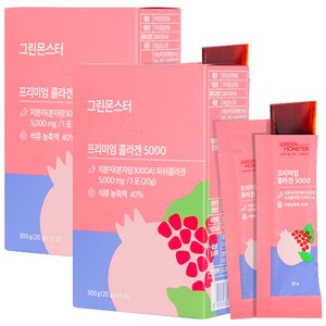 그린몬스터 프리미엄 콜라겐5000, 2개, 300g