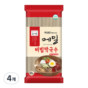 봉평촌 메밀 비빔 막국수, 600g, 4개