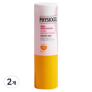 피지오겔 레드 수딩 AI 에어리 썬 멀티밤 SPF50+ PA++++, 7g, 2개