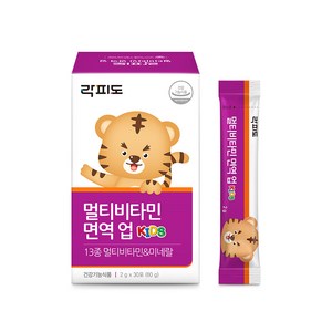 락피도 멀티비타민 면역 업 30p, 60g, 1개