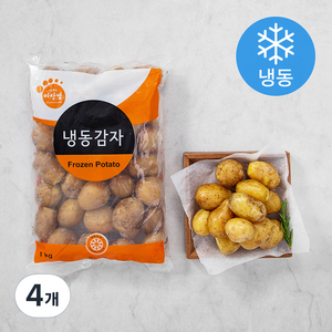 마당발 냉동 알감자 (냉동), 1kg, 4개