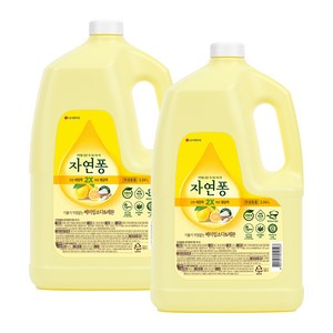 자연퐁 기름기 걱정없는 주방세제 용기형 베이킹소다 & 레몬, 3.04L, 2개