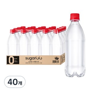 슈가로로 스파클링 사과 ECO 무라벨, 500ml, 40개