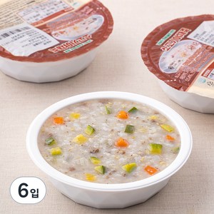 섬죽 소고기야채죽 (냉장), 300g, 6입