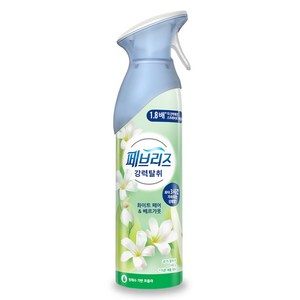 페브리즈 에어 실내 탈취제 본품 화이트 페어 앤 베르가못, 165g, 1개
