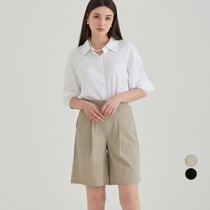 ELLE PARIS 여성용 퀵드라이 기능성 벤츄리 밴딩 버뮤다 팬츠