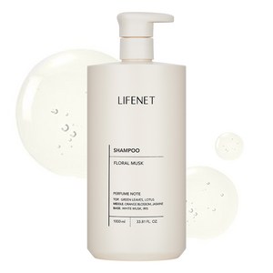 라이프넷 샴푸 플로럴 머스크, 1000ml, 1개