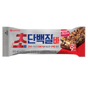 롯데웰푸드 초단백질바, 40g, 1개