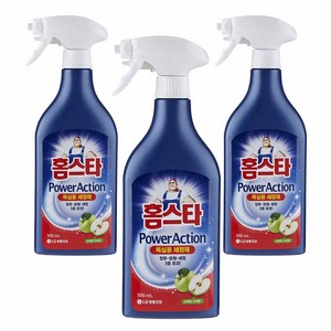 홈스타 파워액션 욕실용 세정제, 500ml, 3개