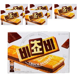 오리온 오리온비쵸비 통초콜릿비스킷, 125g, 6개