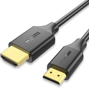 코드웨이 Mini HDMI to HDMI 2.0 케이블, 1개, 5m