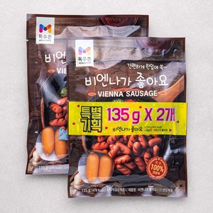 목우촌 비엔나가 좋아요, 135g, 2개