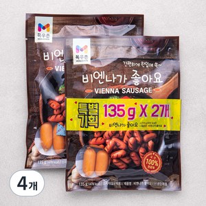 목우촌 비엔나가 좋아요, 135g, 4개