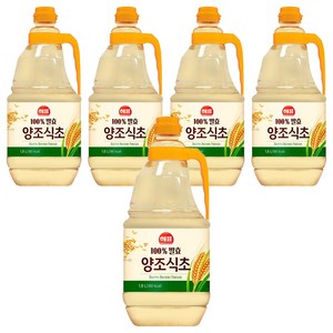 [해표] 양조식초, 1.8L, 5개