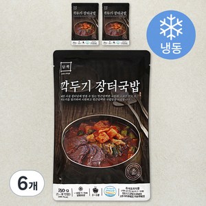 담뿍 깍두기 장터국밥 (냉동), 550g, 6개