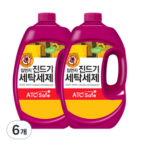 아토세이프 집먼지진드기 액상세제 본품, 2.5L, 6개