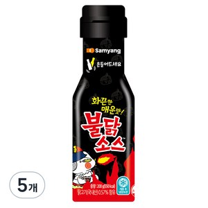 삼양 불닭소스, 200g, 5개