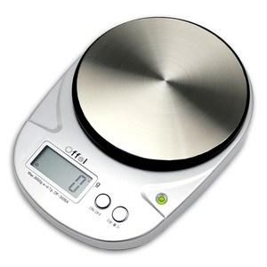 오펠 대용량 스텐304 주방저울, OF-3006A, 1개, 실버, 3kg