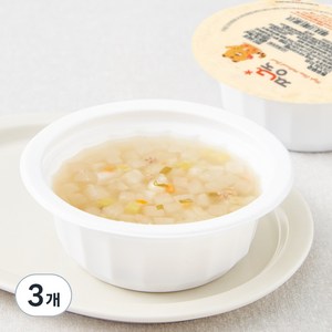 짱죽 이유식 한우무국 12개월부터, 혼합맛(한우/무), 170g, 3개