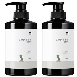 살림백서 오푼티아 앤 밤부 바디워시 유칼립투스향, 2개, 500ml