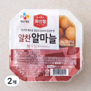 하선정 간장숙성 알찬 알마늘, 380g, 2개