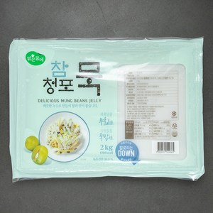 맑은물에 참청포묵, 2kg, 1개