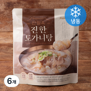 프레시지 안일옥 진한 도가니탕 (냉동), 650g, 6개