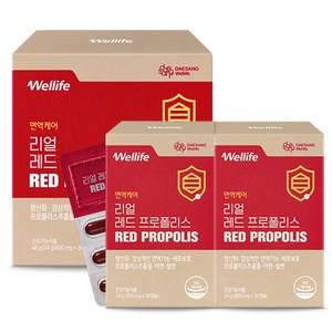 대상웰라이프 리얼 레드프로폴리스 24g, 30캡슐, 2개