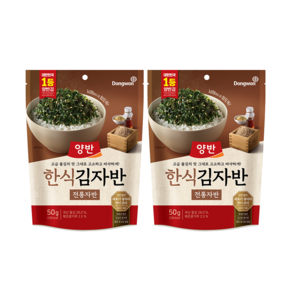 양반 전통자반 한식 김자반, 2개, 50g