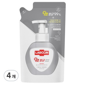 랩신 센서티브 핸드워시 리필 파우더리허브향, 450ml, 4개