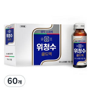 솔표 위청수 골드액, 75ml, 60개