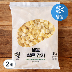 삶은감자 다이스 (냉동), 1kg, 2개