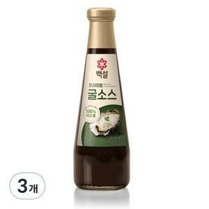 백설 프리미엄 굴소스, 500g, 3개