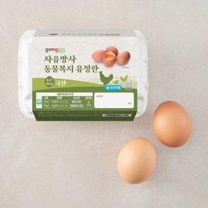 곰곰 자유방사 동물복지 유정란(1번란), 6구, 1팩