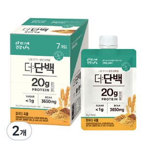 더단백 파우더 곡물 프로틴, 224g, 2개