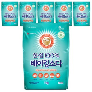 한입 베이킹소다 알파, 1kg, 6개