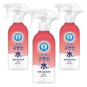 한입 구연산수 분무기형, 400ml, 3개