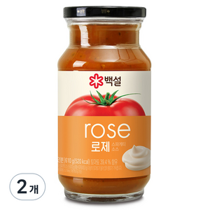 백설 로제 스파게티소스, 610g, 2개