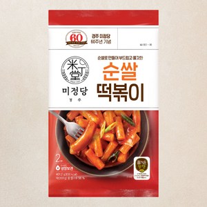 즐거운동행 미정당 순쌀떡볶이, 401.2g, 1개