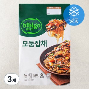 비비고 모둠잡채 3~4인분 (냉동), 644g, 3개