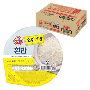 오뚜기 흰밥, 210g, 24개