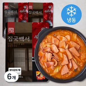 집국백서 가마솥 수제 부대찌개 (냉동), 500g, 6개