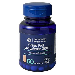 청담뉴트리션 그래스페드 락토페린 300, 60정, 1개