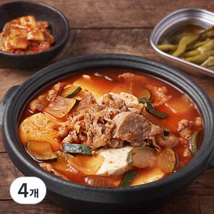 프레시지 북창동 소고기 순두부 찌개 밀키트 2인분, 620g, 4개