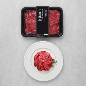 횡성한우 1+등급 불고기용 (냉장), 300g, 1팩