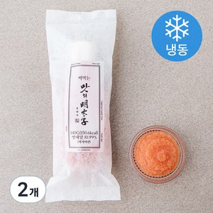 맛의명태자 짜먹는 명란 (냉동), 140g, 2개